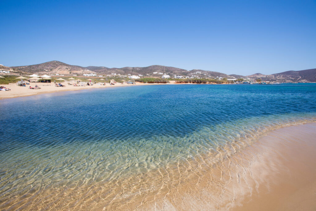 Antiparos Beach Cyclades Islands Antparos Island Greece